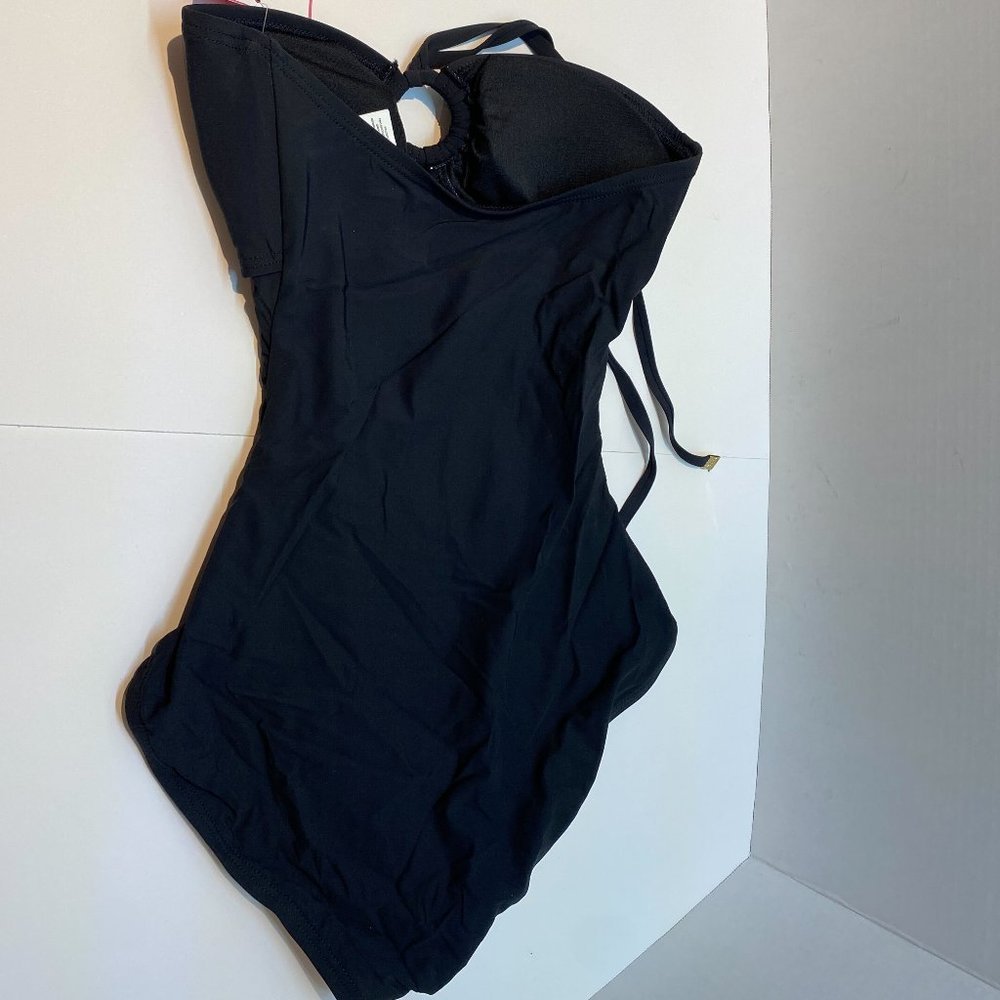 NWT Kate Spade Black Halterneck One Piece - Picture 5 of 6